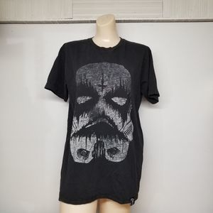 Abondon ship mens medium M black mallgoth short sleeve top

For reference:
Model